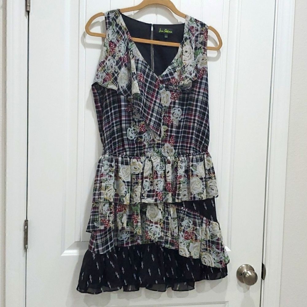 Sam Edelman womans Butterfly Sleeve Mini Dress, size large